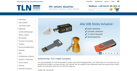 tln neuesweb 580x302 - TLN: Neuer Online-Shop für Industriekunden