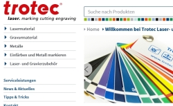 trotec website 250x154 - Trotec Laser: Neue Material-Website