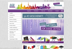 BundW Screenshot Homepage - B&W Media Service: Neuer Online-Shop