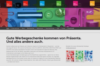 praesenta - Präsenta: Neue Homepage