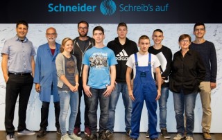 schneider azubis 2016 580x399 320x202 - Neue Azubis bei Schneider