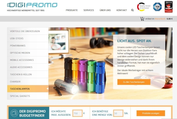 digipromo budgetfinder - DigiPromo relauncht Website