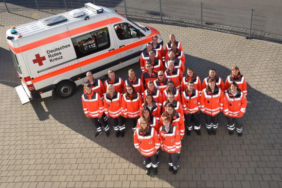Ortsverein Langenau des Deutschen Roten Kreuzes 580 - Sprintis: Sachspende an DRK