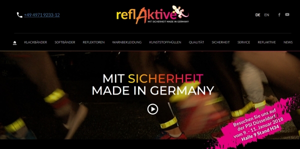 reflAktive: Runderneuerter Auftritt reflAktive Homepage - reflAktive: Runderneuerter Auftritt