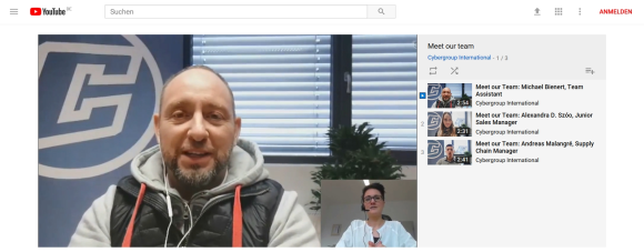 Cybergroup: Skype-Interviews der Mitarbeiter Cybergroup YouTube - Cybergroup: Skype-Interviews der Mitarbeiter