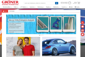 Screenshot Groener 300x202 - Gröner: Neuer Online-Shop