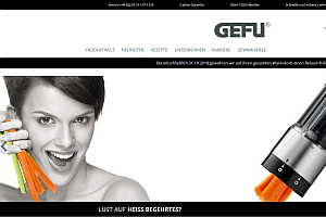 GEFU Pressemotiv - Gefu: Neuer Webauftritt