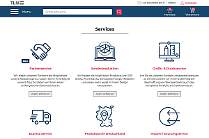 ScreenshotTLNTradeCompany - TLN Trade Company: Neue Homepage