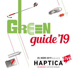 HL19 GREEN GUIDE Entwurf JCF2 1 - HAPTICA live ’19: Green Guide für gezielte Suche