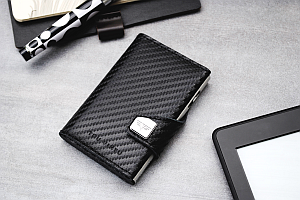 CLICK SLIDE Wallet LEATHER LINE Black - brands4emotions: Exklusivvertrieb von Tru Virtu