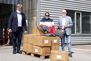 Halfar unterstützt die Bielefelder Tafel - Halfar: Hilfestellung in der Krise