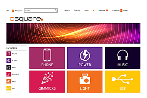 Screenshot 1 - O-Square: Neuer Webauftritt