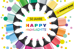stabilo highlight v - Der Stabilo Boss Original wird 50