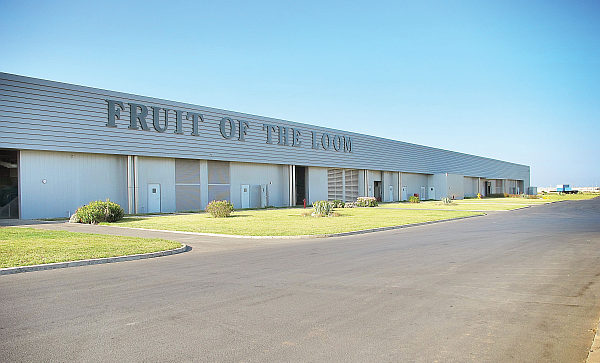 Stay Sustainable with Fruit of the Loom 1. Textiles plant Frontage of Moroccan Plant 5 2 - Stay Sustainable with Fruit of the Loom
