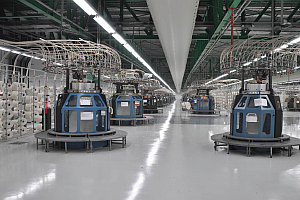 Stay Sustainable with Fruit of the Loom 2.Knitting higer res - Stay Sustainable with Fruit of the Loom