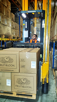 Stay Sustainable with Fruit of the Loom Forklift man - Stay Sustainable with Fruit of the Loom