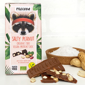 raccoon: Schokolade für Weltverbesserer Salty Peanut Schoki - raccoon: Schokolade für Weltverbesserer