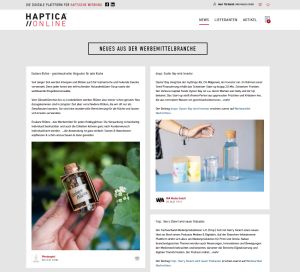 HAPTICA®//ONLINE ist gestartet ho newsfeed - HAPTICA®//ONLINE ist gestartet