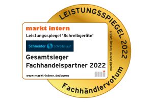 schneider jahrressieger - Schneider Schreibgeräte: Jahressieger bei markt intern