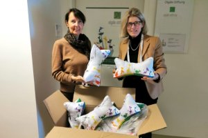 dommer spende 300x200 - Dommer spendet gebrandete Kissen