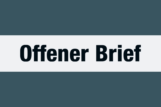 Offener Brief Vorschau - Startseite