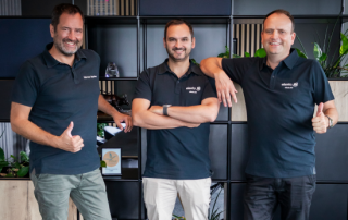 elasto Geschaftsfuehrung Marcus Sperber Tobias Roesch Frank Sperber 320x202 - elasto: Erweiterung der Geschäftsführung