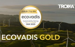 HEADER Ecovadis TROIKA 320x202 - Troika mit EcoVadis-Gold ausgezeichnet