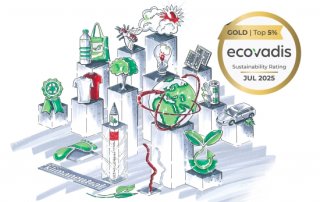 PSS Gold ecovadis Klimaneutral 27 08 2025 online 320x202 - Promotionservice Schmitt: Gold bei EcoVadis