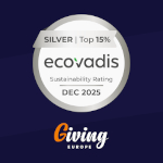 GivingEurope news eco textbild unten small - Giving Europe erreicht Silber bei EcoVadis