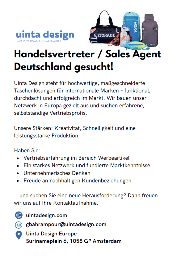 Zwischenablage 04 29 2026 012 - Handelsvertreter/Sales Agent Deutschland