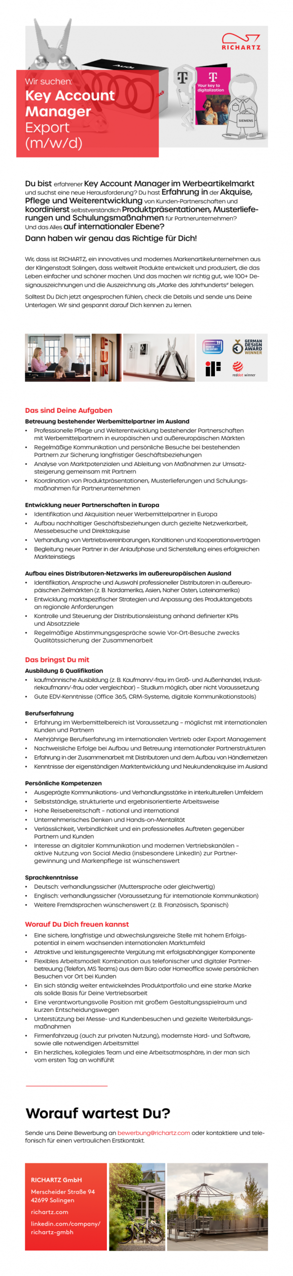 WA Stellenanzeige Export Manager 2026 Jobportal scaled - Key Account Manager Export (m/w/d)