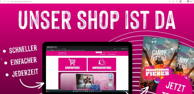 Magna sweets präsentiert neuen Onlineshop magna bild news - Magna sweets präsentiert neuen Onlineshop