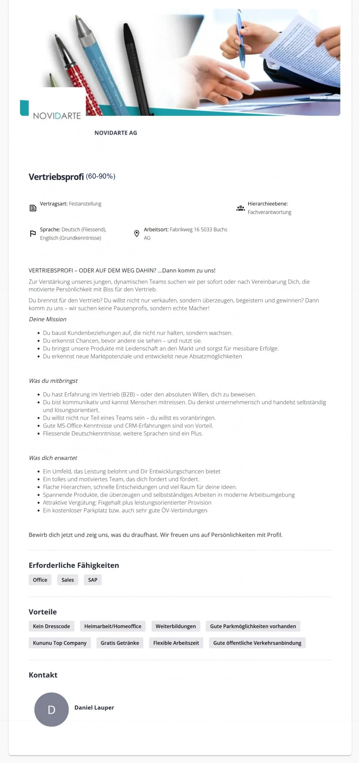 inserat3 neu - Vertriebsprofi (60-90%)